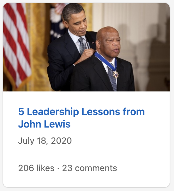 5 Leadership Lessons from John Lewis