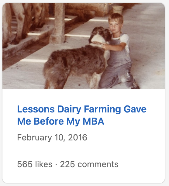 Lessons Dairy Farming Gave Me Before My MBA